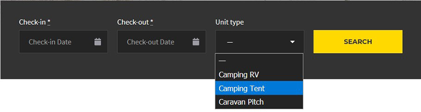 search-form-wp-camping-site