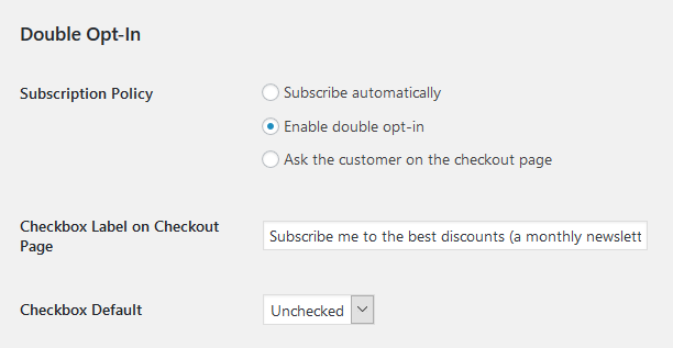 double opt-in