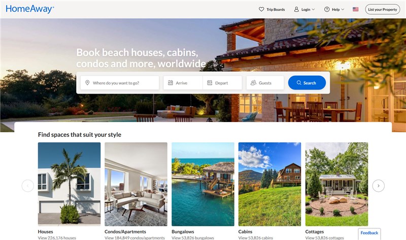 homeaway airbnb alternatives