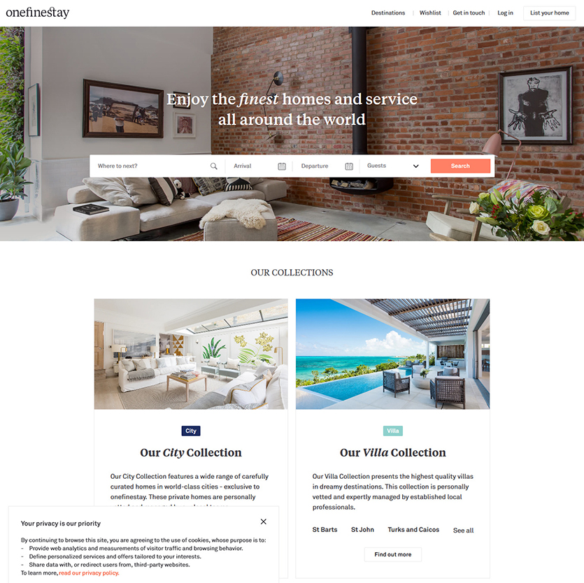 onefinestay