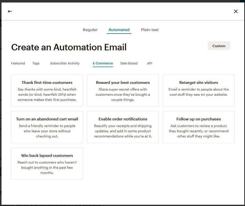 commerce-settings-mailchimp