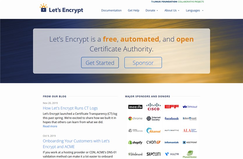 let's encrypt