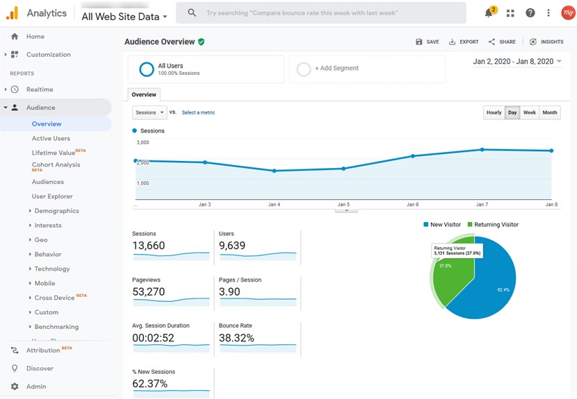 audience overview