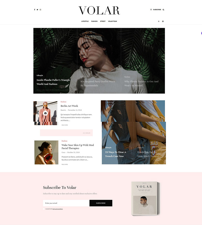 magazine WordPress tema