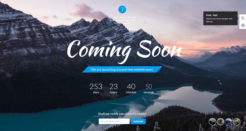 download wordpress free mountain theme