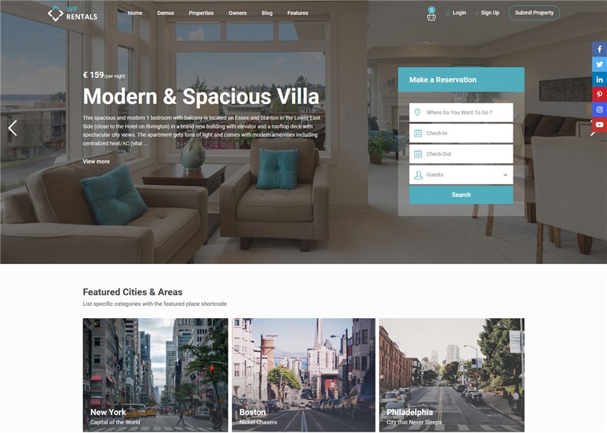 Airbnb Clone Best Airbnb WordPress Themes MotoPress