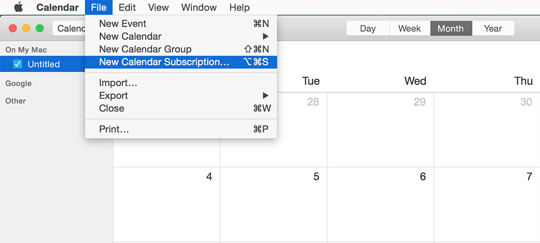 ical sync bookings