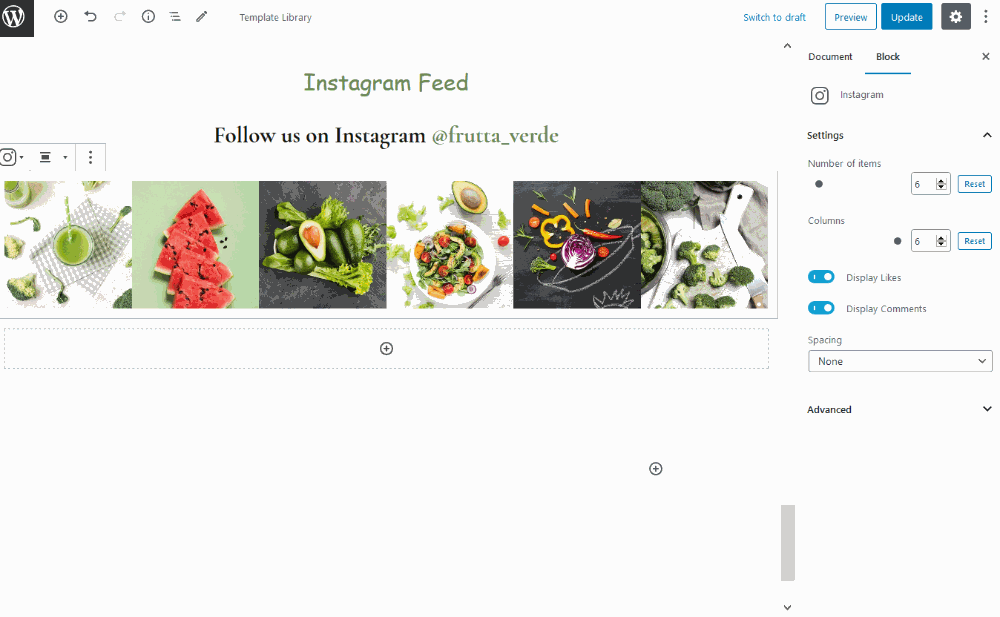 frutta verde instagram gallery