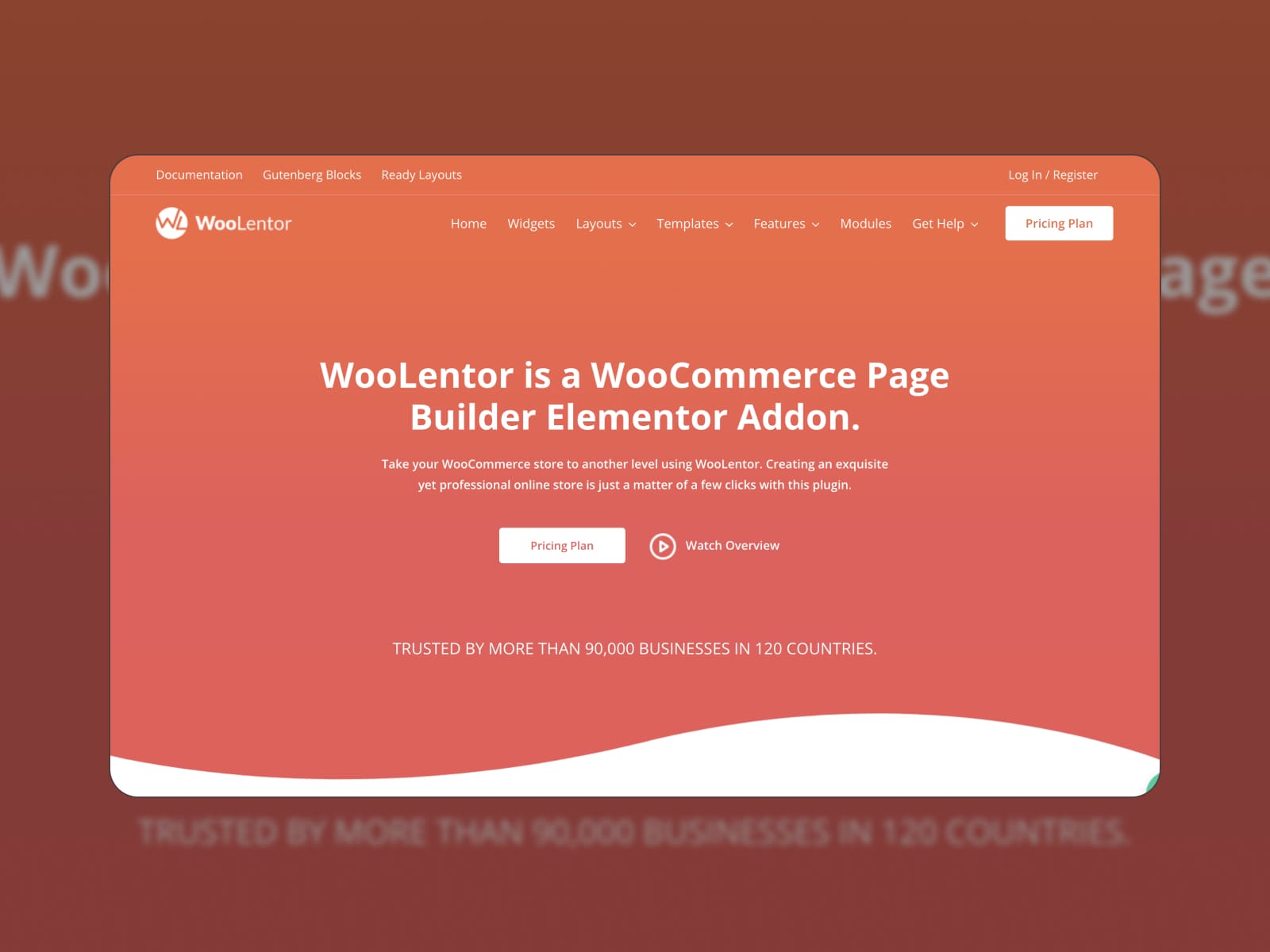 The WooLentor landing page for WooCommerce Elementor widgets.
