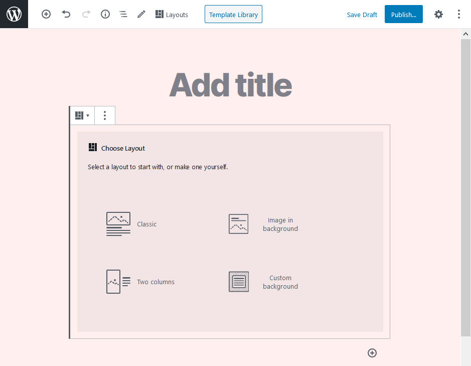 post layout template getwid gutenberg blocks