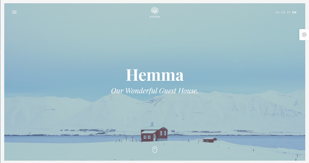 hemma apartment website template