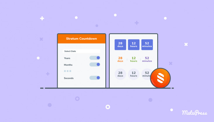 Stratum Widgets: Free Elementor Countdown - MotoPress