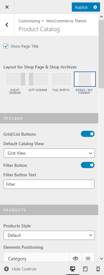 woocommerce settings