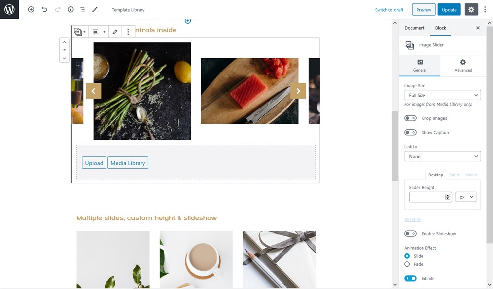 image sliders woocommerce wp theme farm