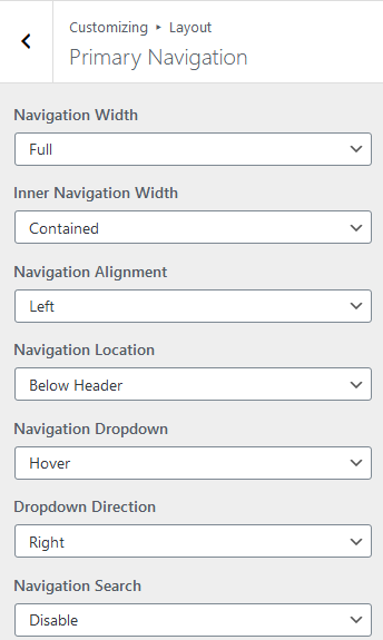 generatepress navigation