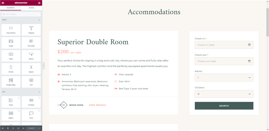 accommodation types