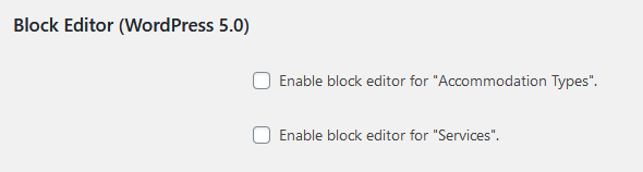 disable block editor