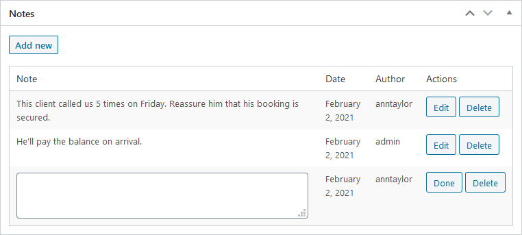 notes hotel booking plugin motopress