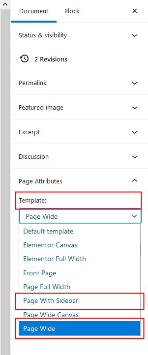 page template wordpress booking plugin