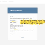 Payment request - email