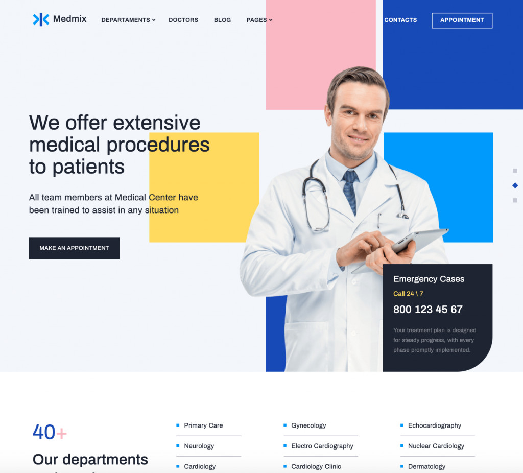 Best Wordpress Medical Themes Health Care Templates Motopress