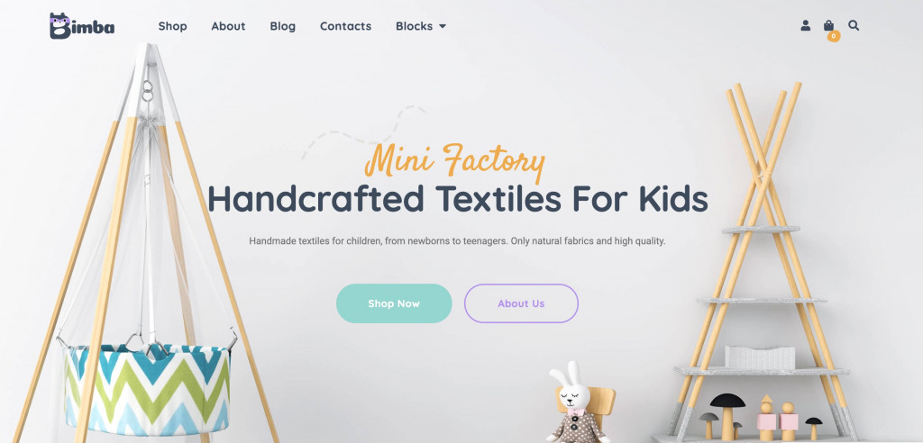 WooCommerce WordPress theme for handmade