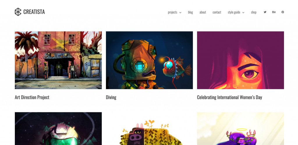 Wordpress Theme for Artist Website