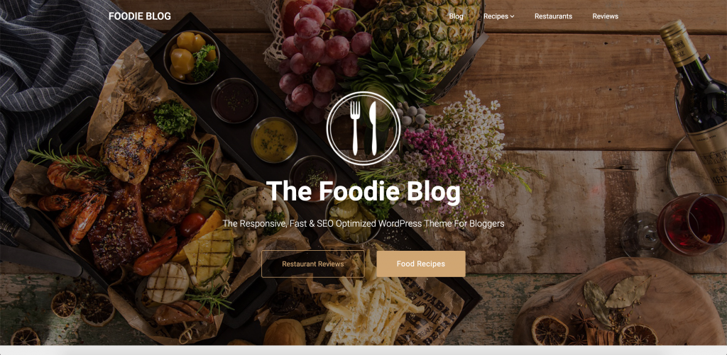 Foodie Blog - Culinary WordPress Theme