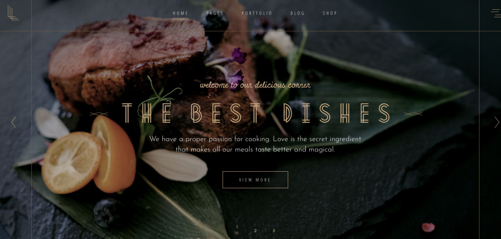 Laurent Restaurant WordPress Theme for Business