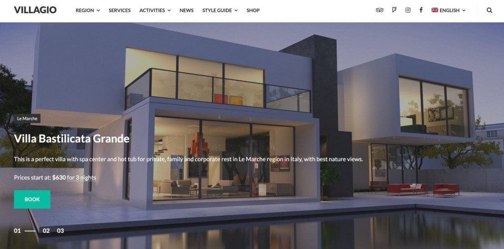 Property Rental WordPress Theme