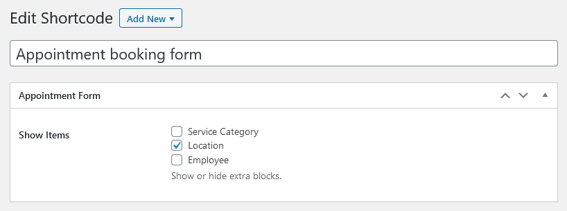 form field labels