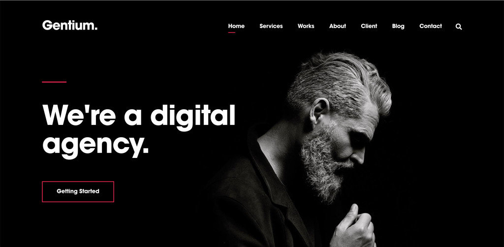 Creative Agency WordPress Theme for designers