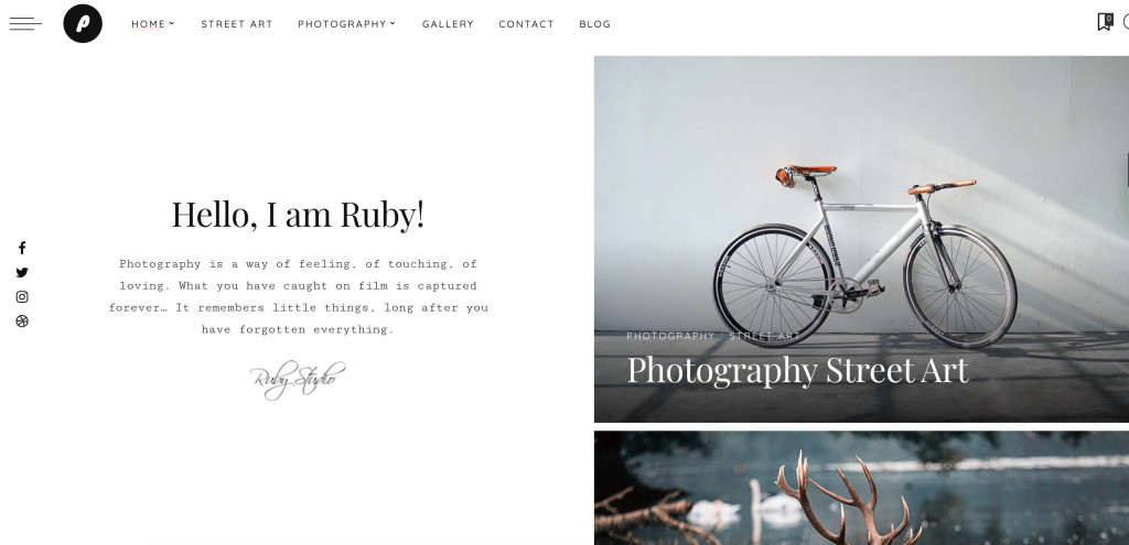 Pixwell WordPress theme for designers