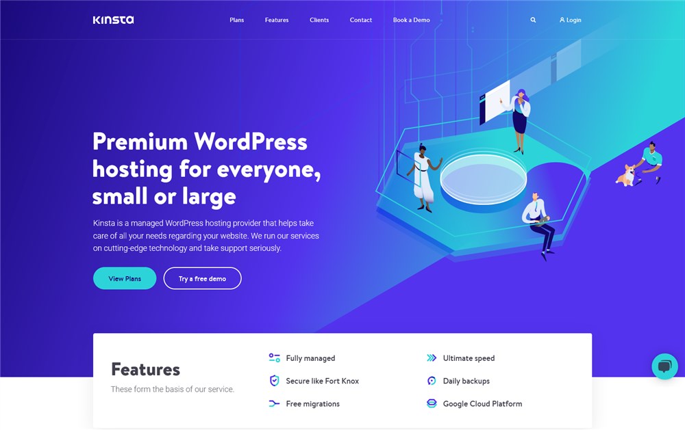 kinsta hosting wordpress