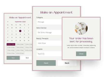 Appointment Booking Widget