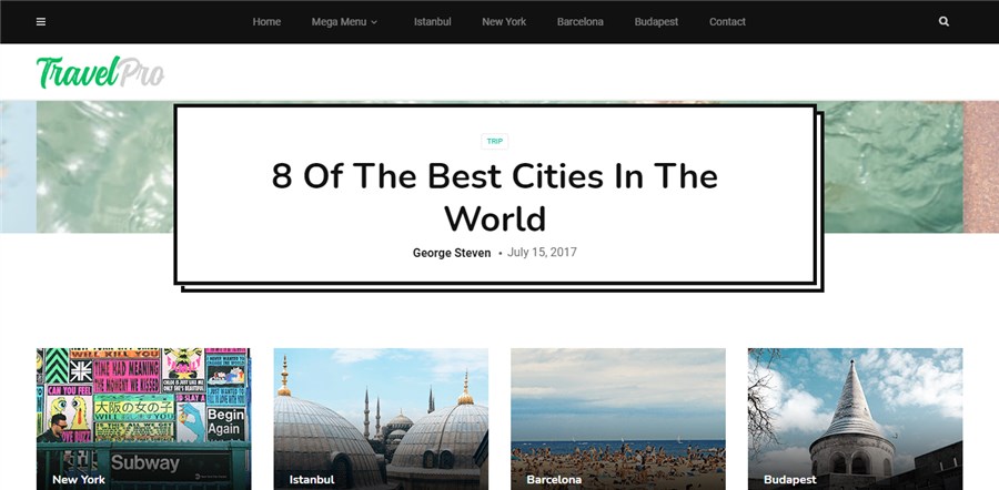 Magplus best themes for travel blogs for WordPress