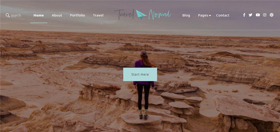 Travel Nomad Travel Blogs themes wordpress