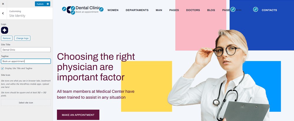 dental clinic identity