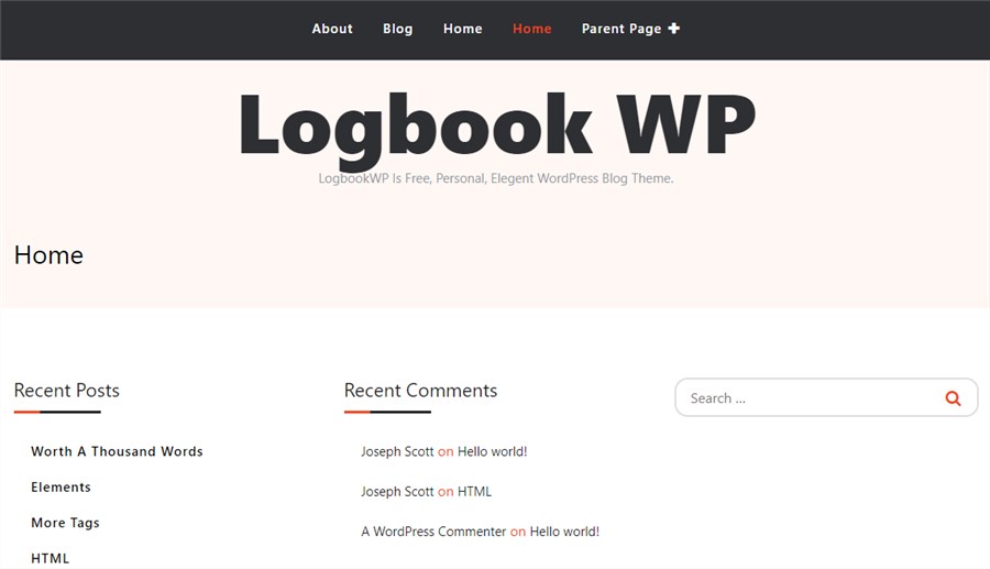 Free Logbook WP News Best Theme