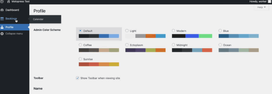 worker user role