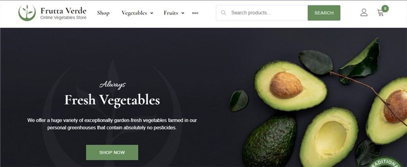 Frutta Verde Best WordPress Theme for Beginners