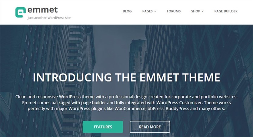 Emmet Lite Free Theme for WordPress