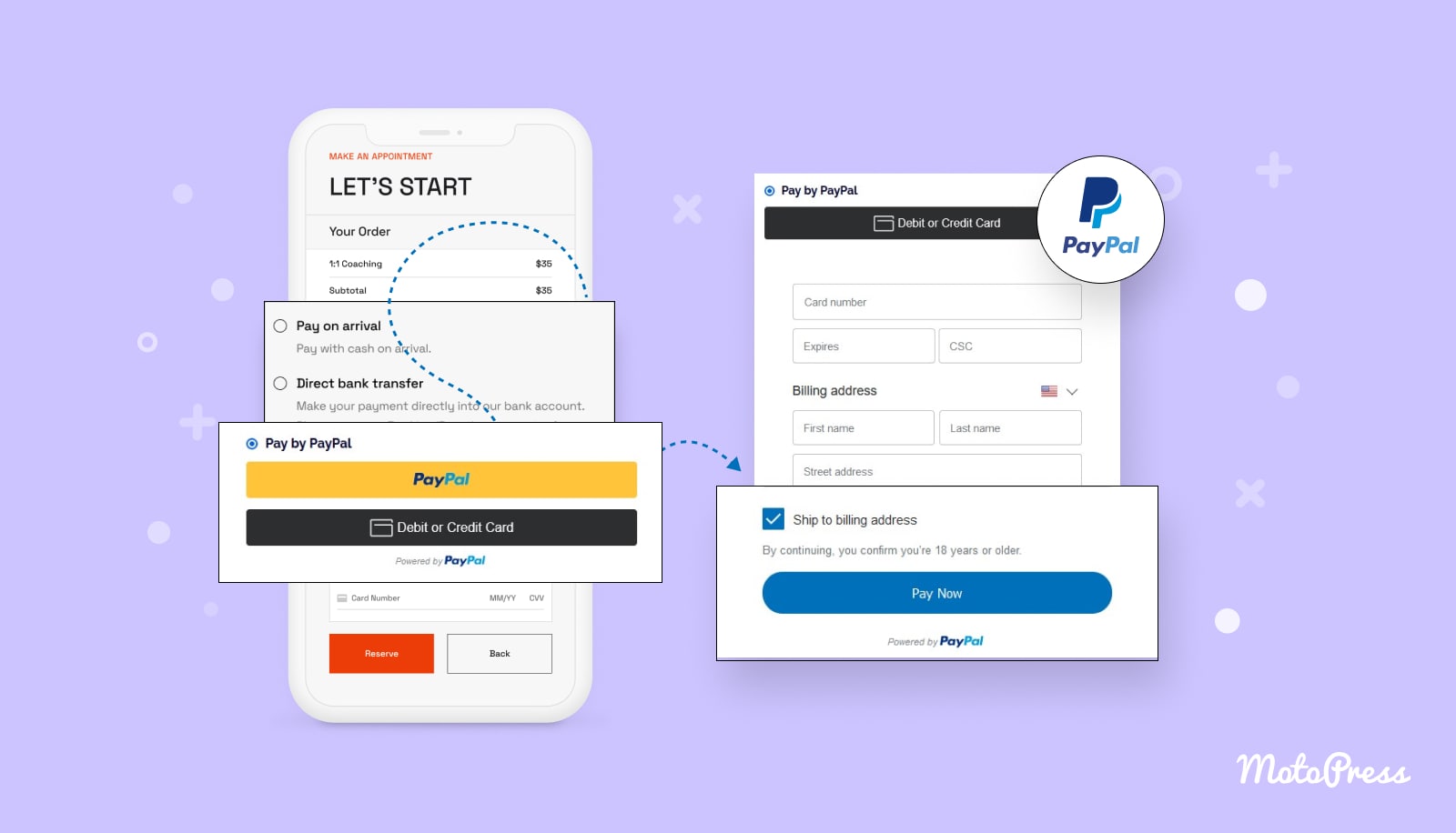 Online Appointment Booking with PayPal 1.6.0 - MotoPress