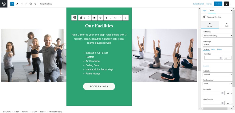 facilities page yogamo