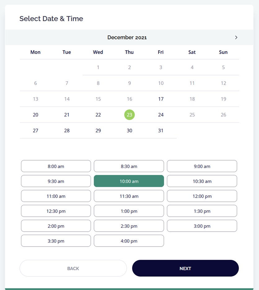 timepicker custom appointment booking plugin payments