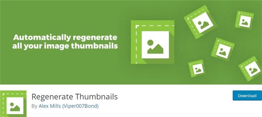 WordPress Regenerate Thumbnails plugins for images