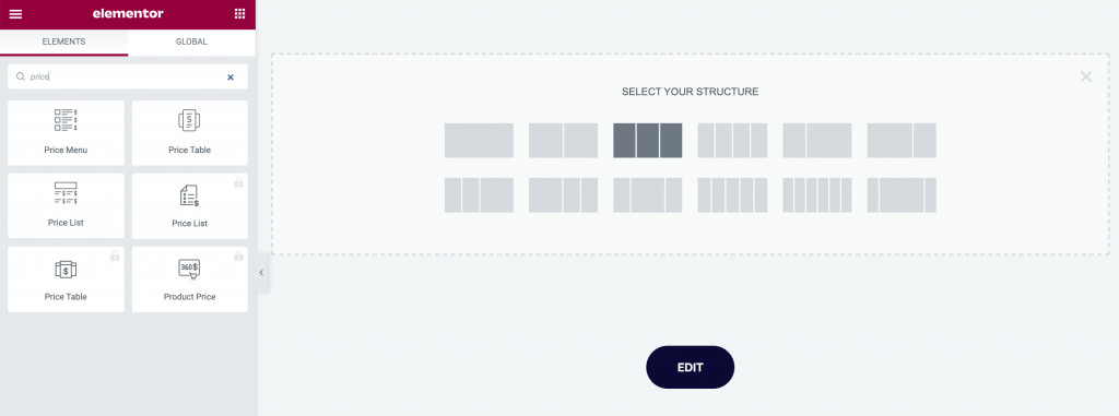 Price Table Widget for Elementor