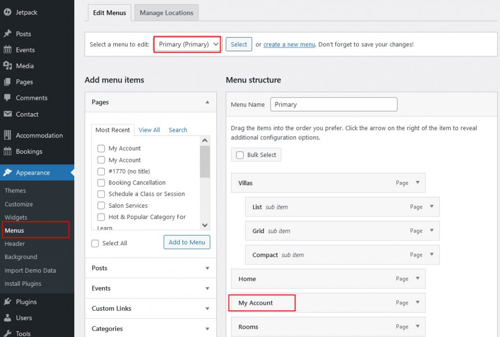 Customer Accounts in Hotel Booking 4.2.0 - MotoPress