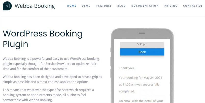 Webba-Booking-spa-scheduling
