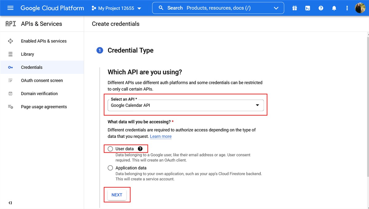 credential type